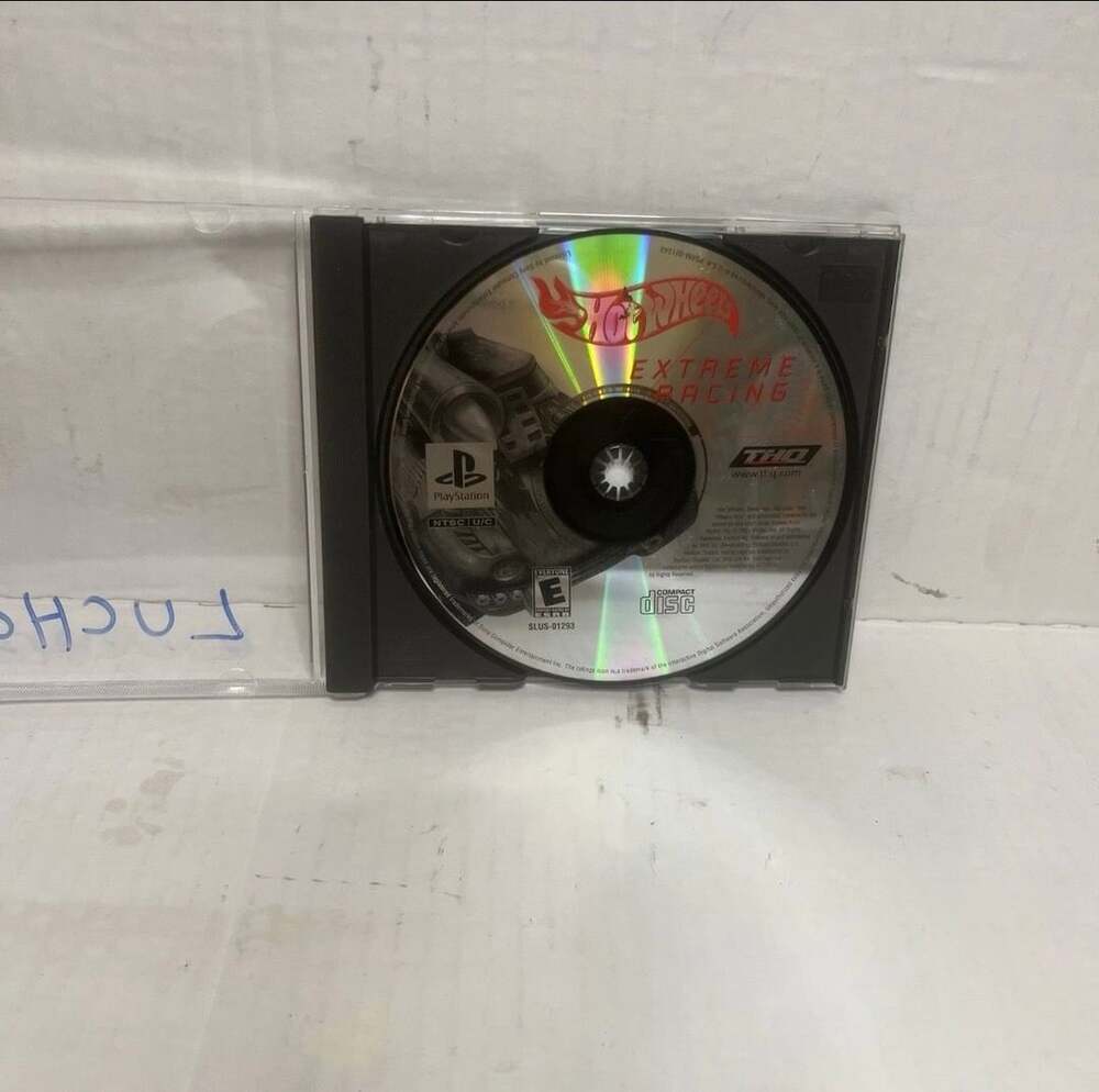 Hot Wheels Extreme Racing PlayStation 1 Game Disc